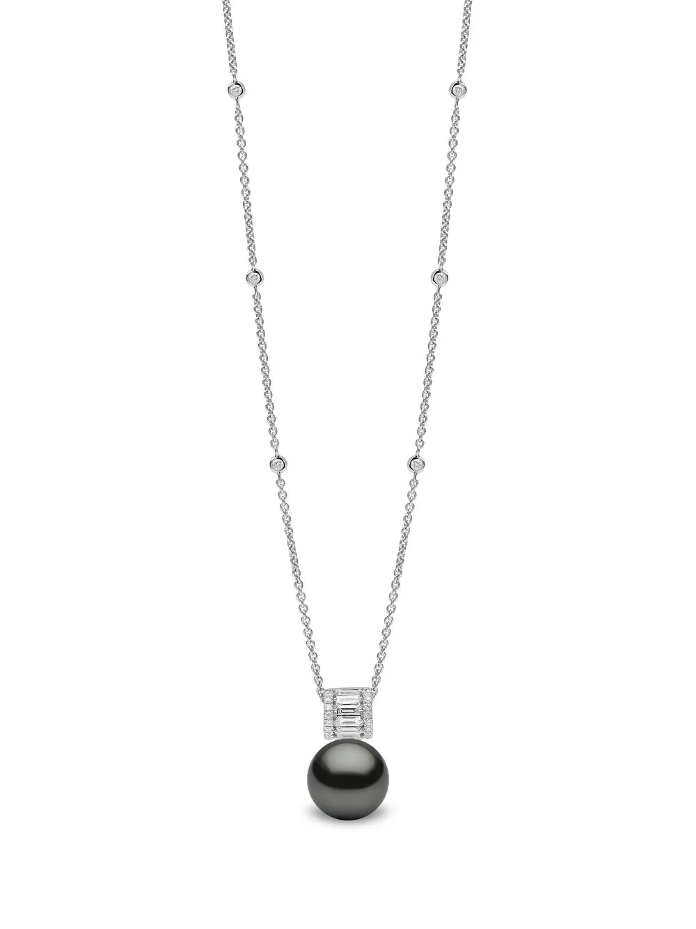 

Yoko London 18kt white gold Starlight pearl and diamond necklace - Silver