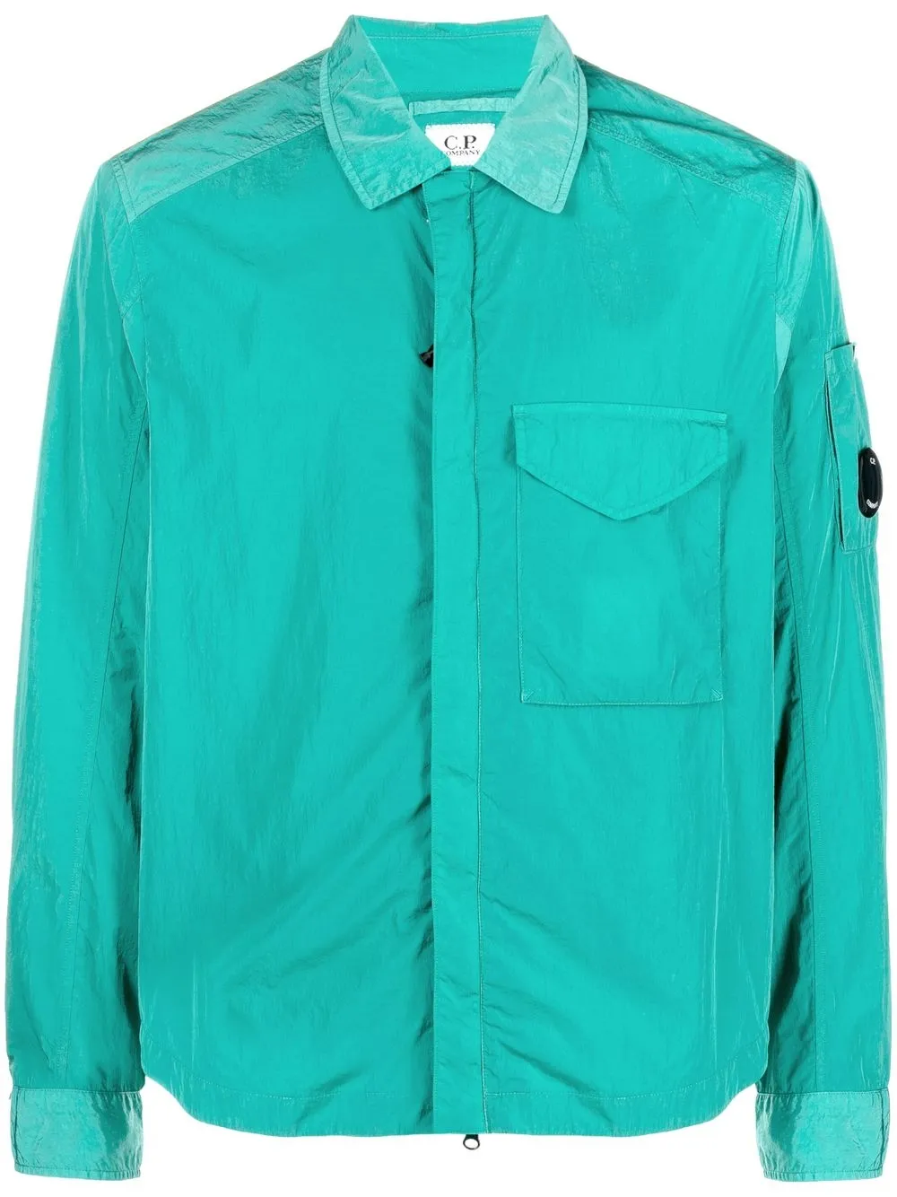 

C.P. Company Lens-detail lightweight shirt jacket - Green