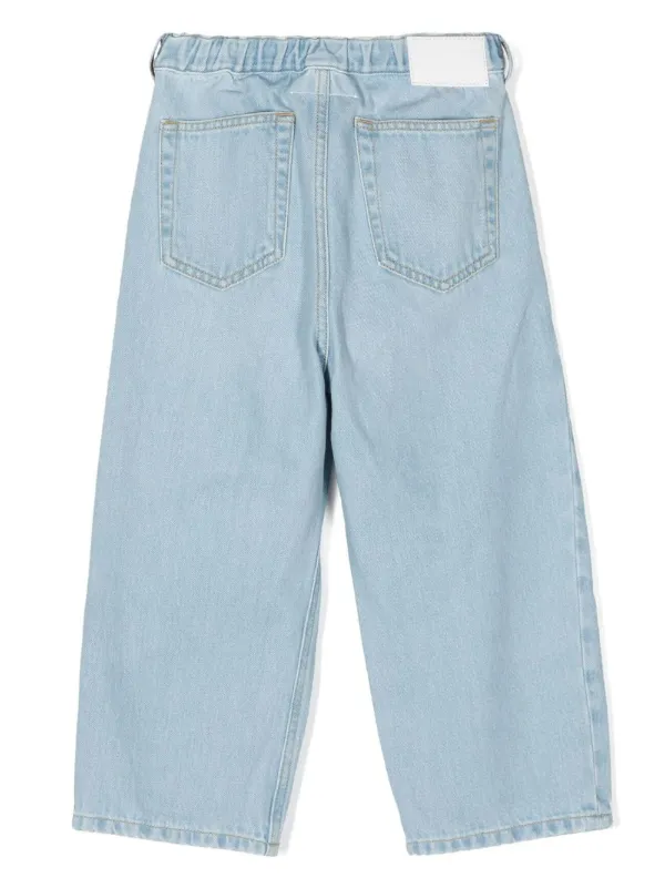 MM6 Maison Margiela Kids ワイドジーンズ | ブルー | FARFETCH JP