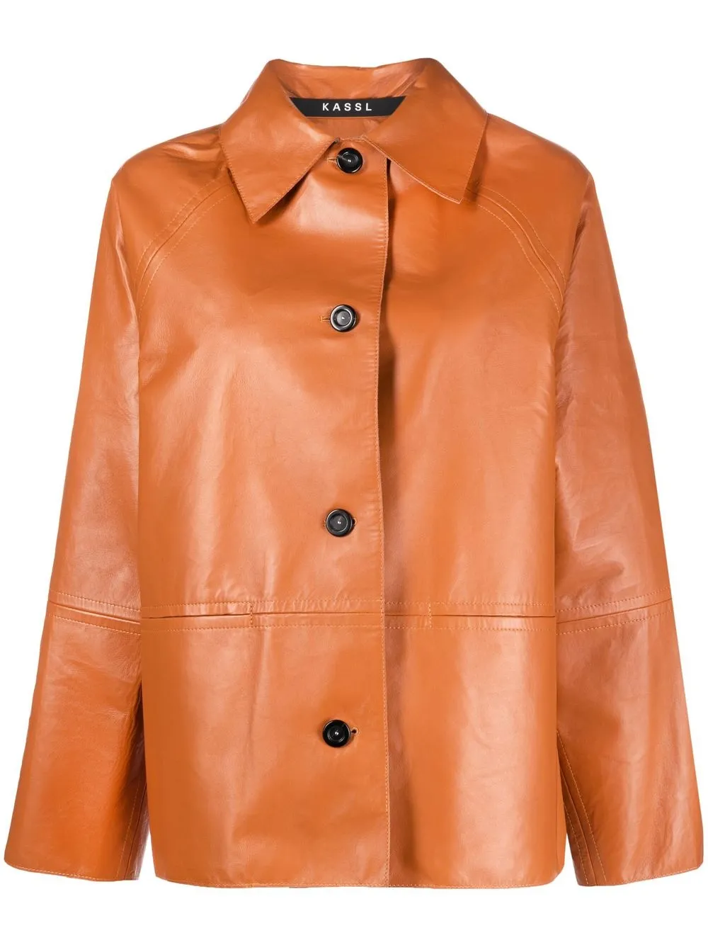 

KASSL Editions Original single-breasted coat - Orange