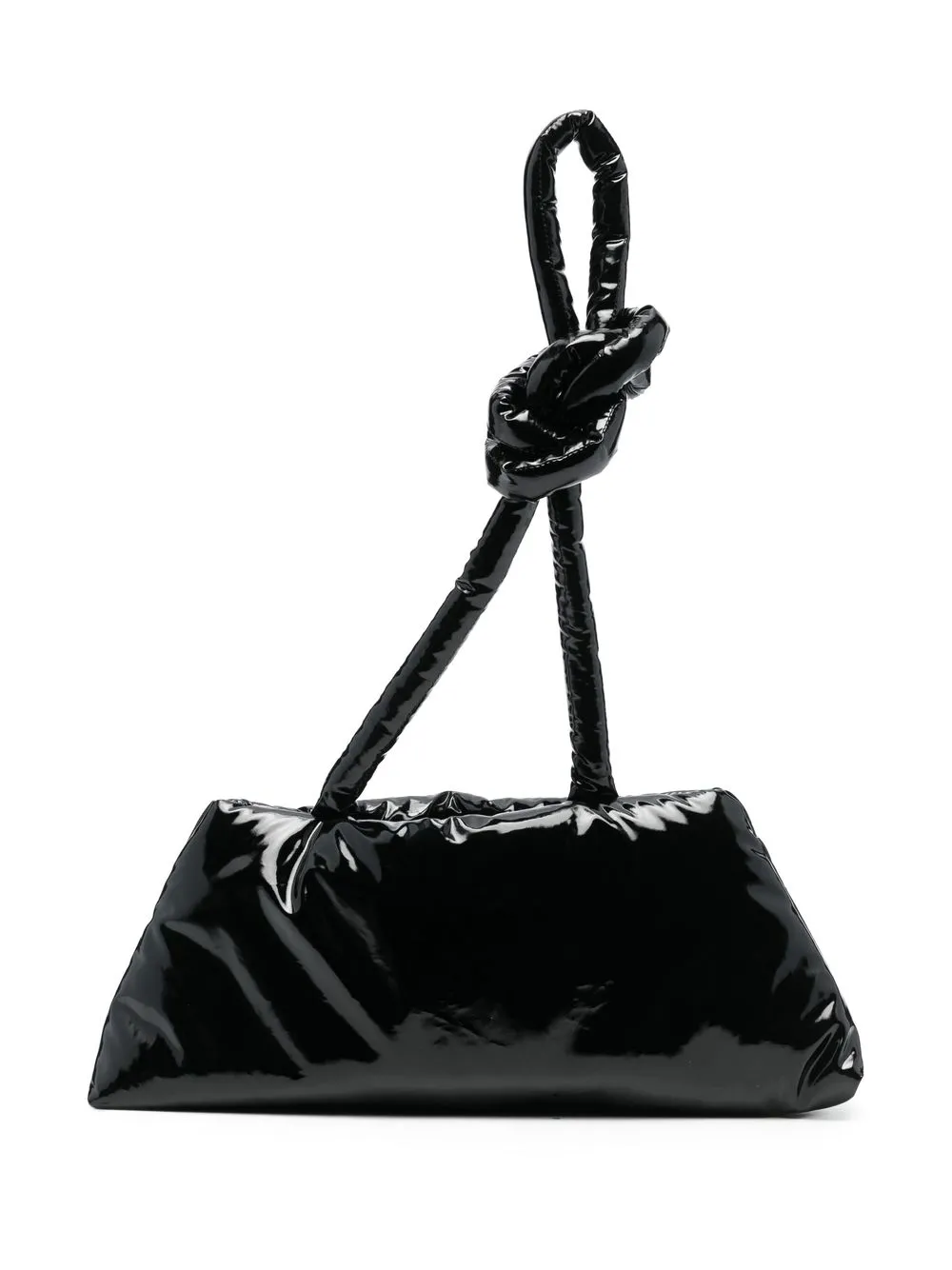 

KASSL Editions tie-handle padded shoulder bag - Black