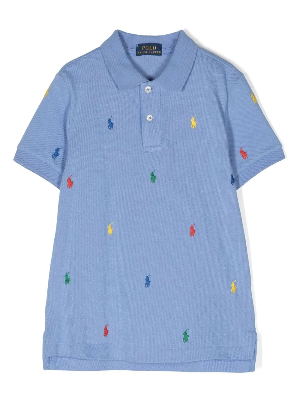 

Ralph Lauren Kids logo-print short-sleeved polo shirt - Blue