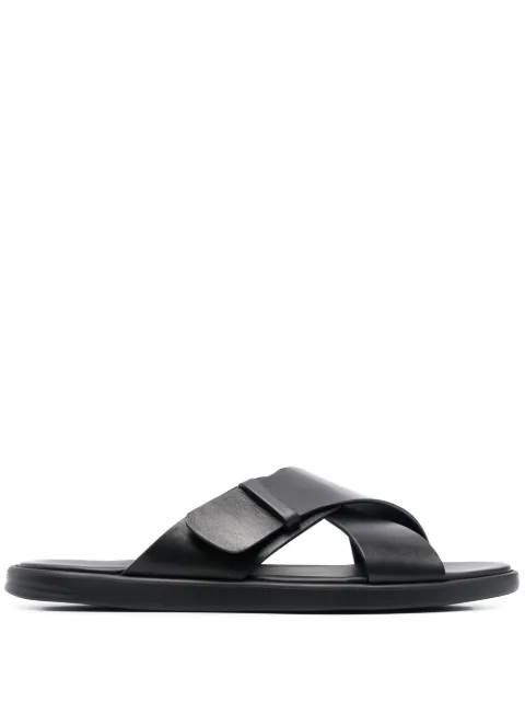 Doucal's 20mm open-toe leather sandals
