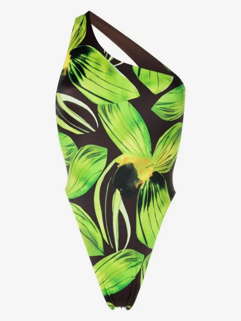 Louisa Ballou traje de baño 0-0-0 con estampado floral