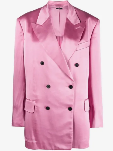 TOM FORD double-breasted long-sleeve blazer