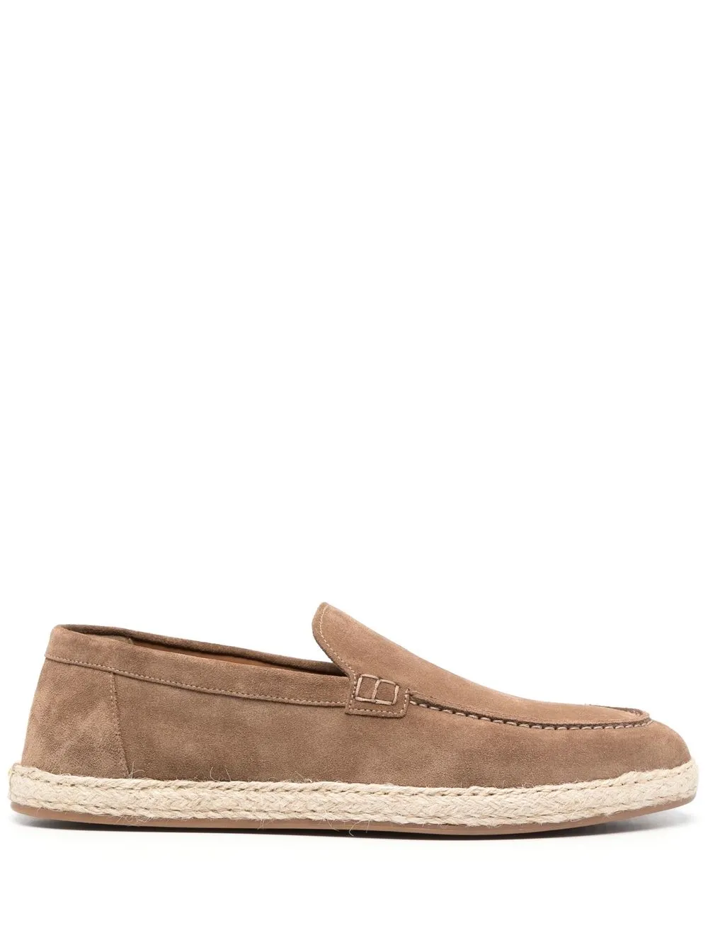 

Doucal's suede slip-on espadrilles - Brown