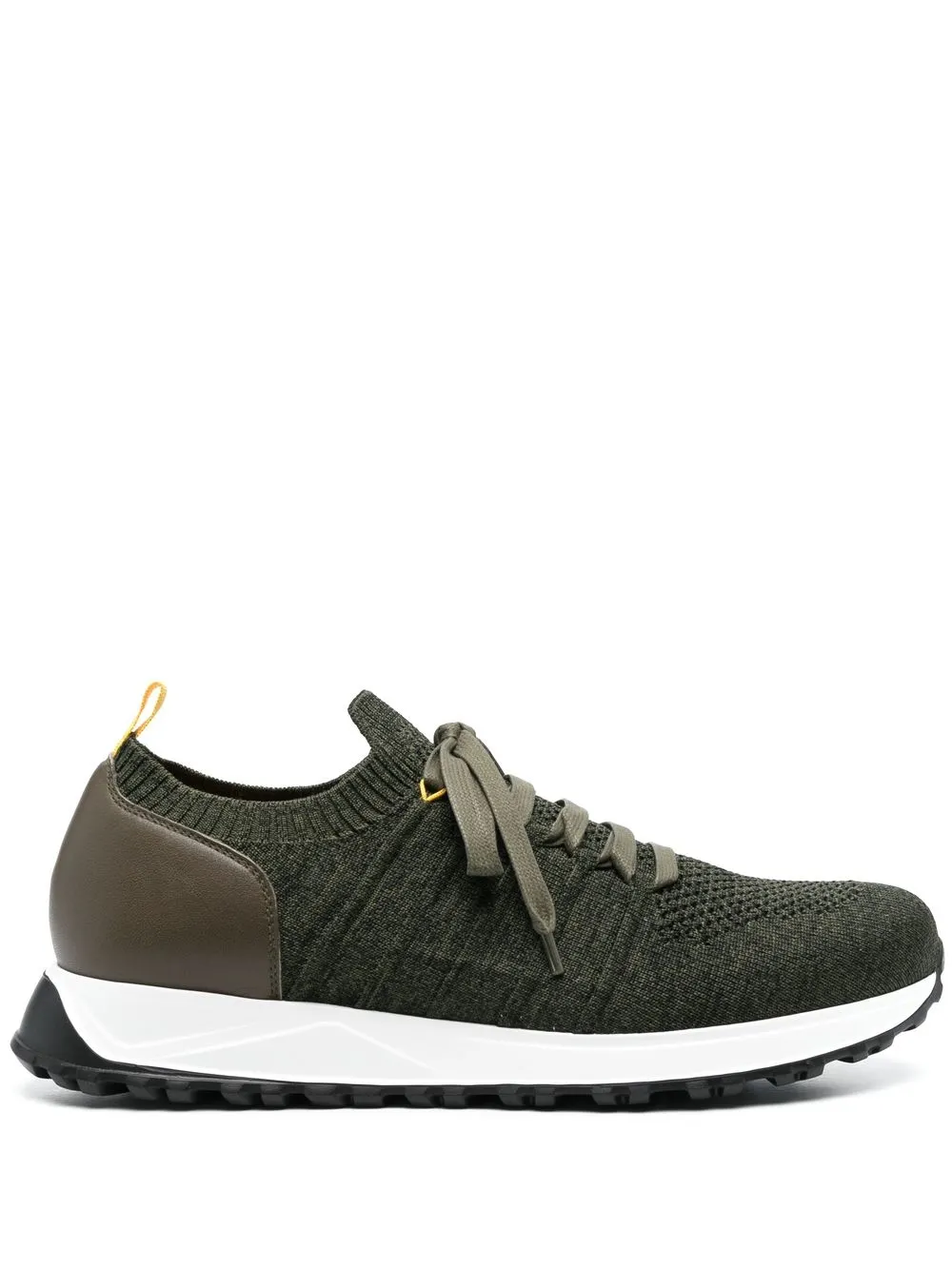 

Doucal's textured low-top trainers - Green