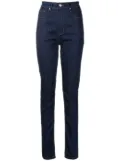 Amapô logo-patch skinny jeans - Blue
