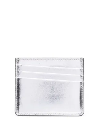 【Maison Margiela】Silver Slim Gap Card Holder Maison Margiela Silver Slim Gap Card Holder | italist