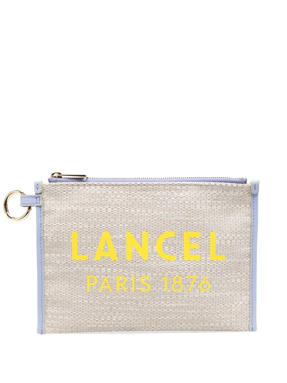 

Lancel logo-print zip-fastening pouch - Neutrals