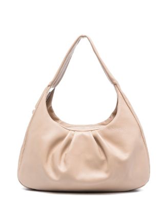 Lancel Hobo Leather logo detail Shoulder Bag Farfetch