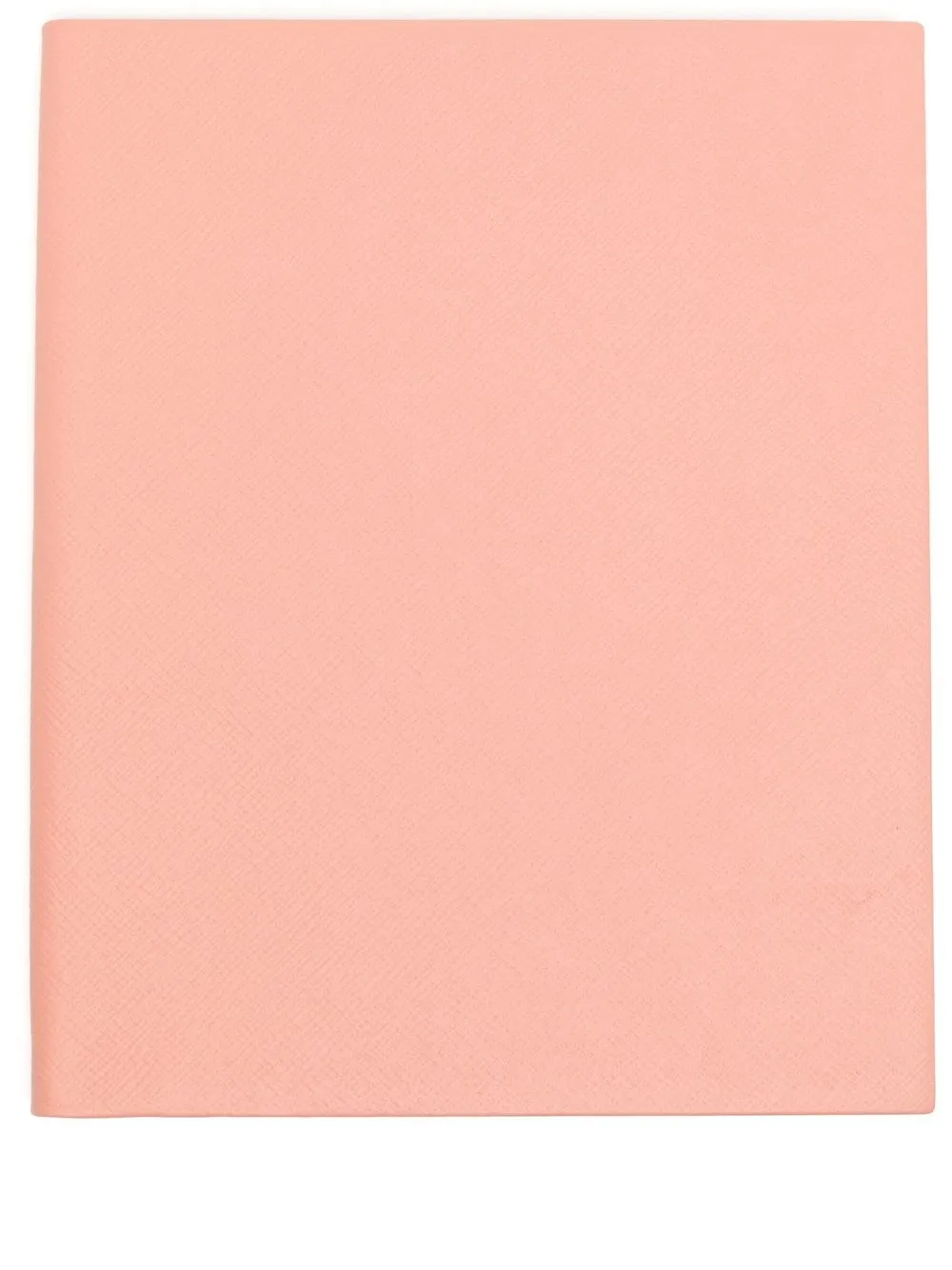 

Smythson logo-stamp lined notebook - Pink