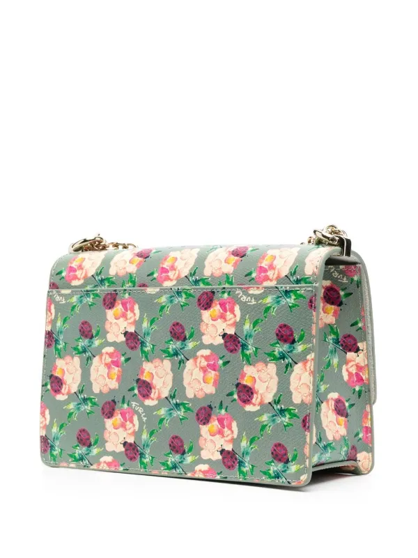 Furla 1927 floral-print Crossbody Bag - Farfetch