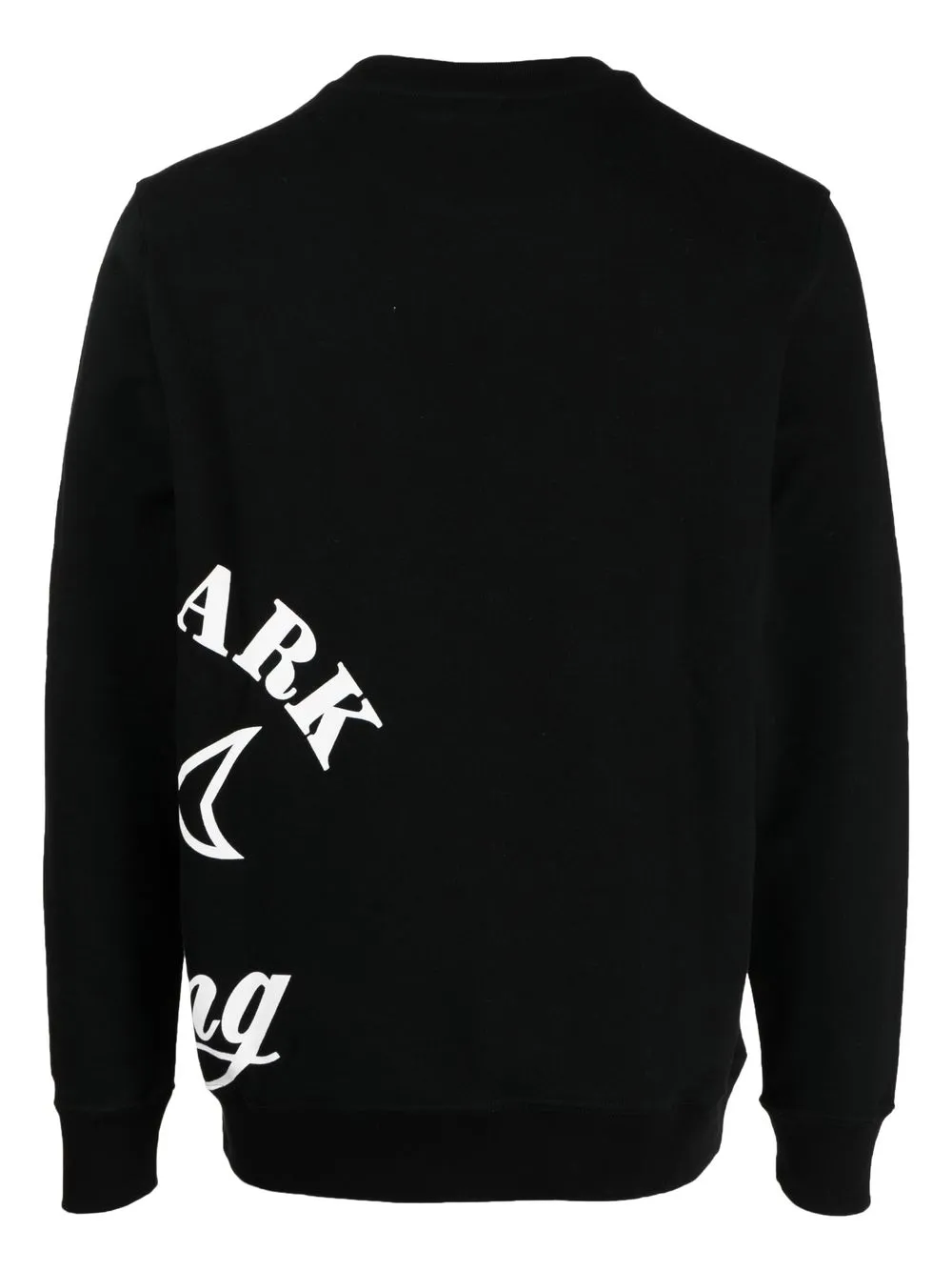 Paul & Shark Trui met logoprint - Zwart