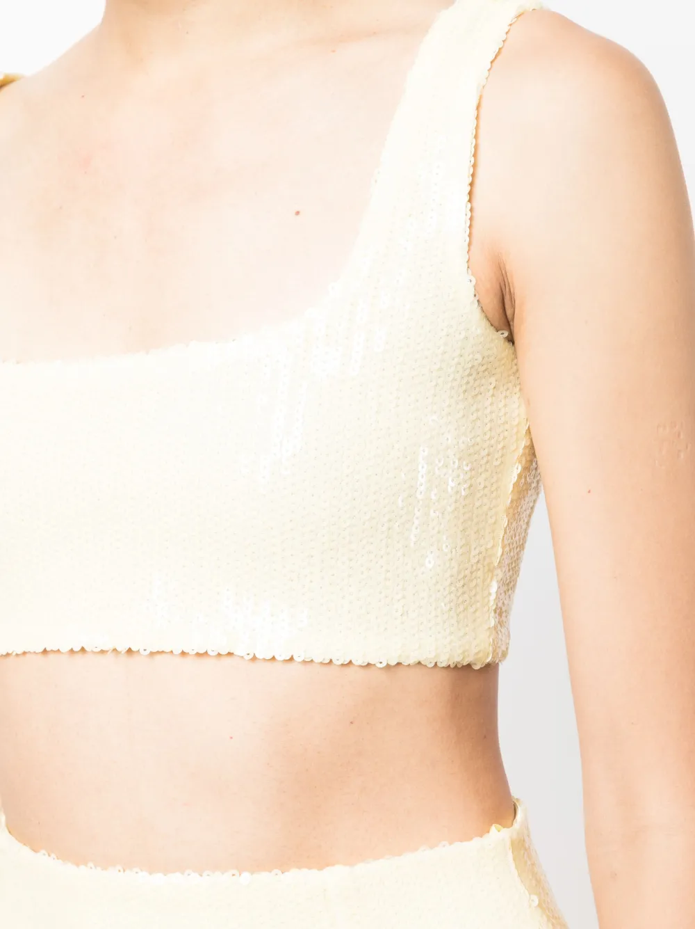 sequin crop top outfit