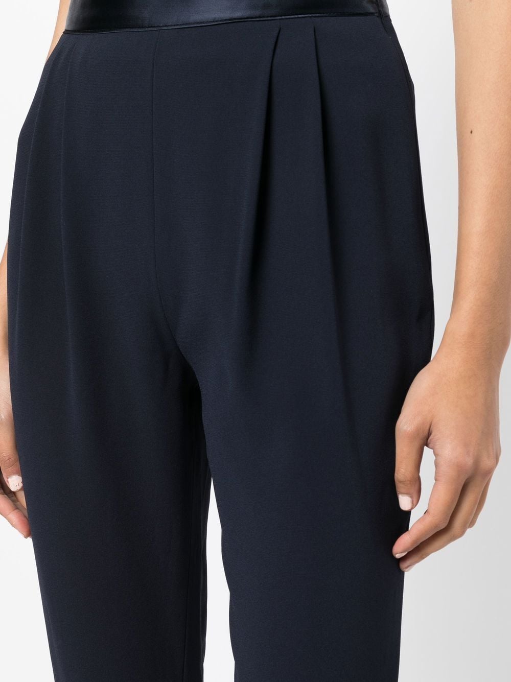 Shop Galvan Zengel Pleated Trousers In Blue