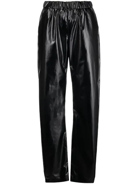 KASSL Editions RTW high-shine trousers