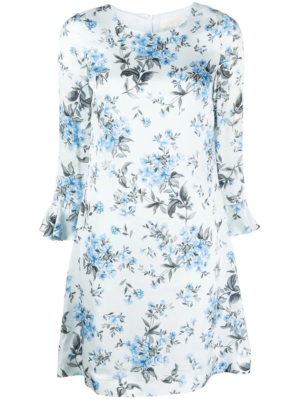 

JANE Posey floral-print shift dress - Blue