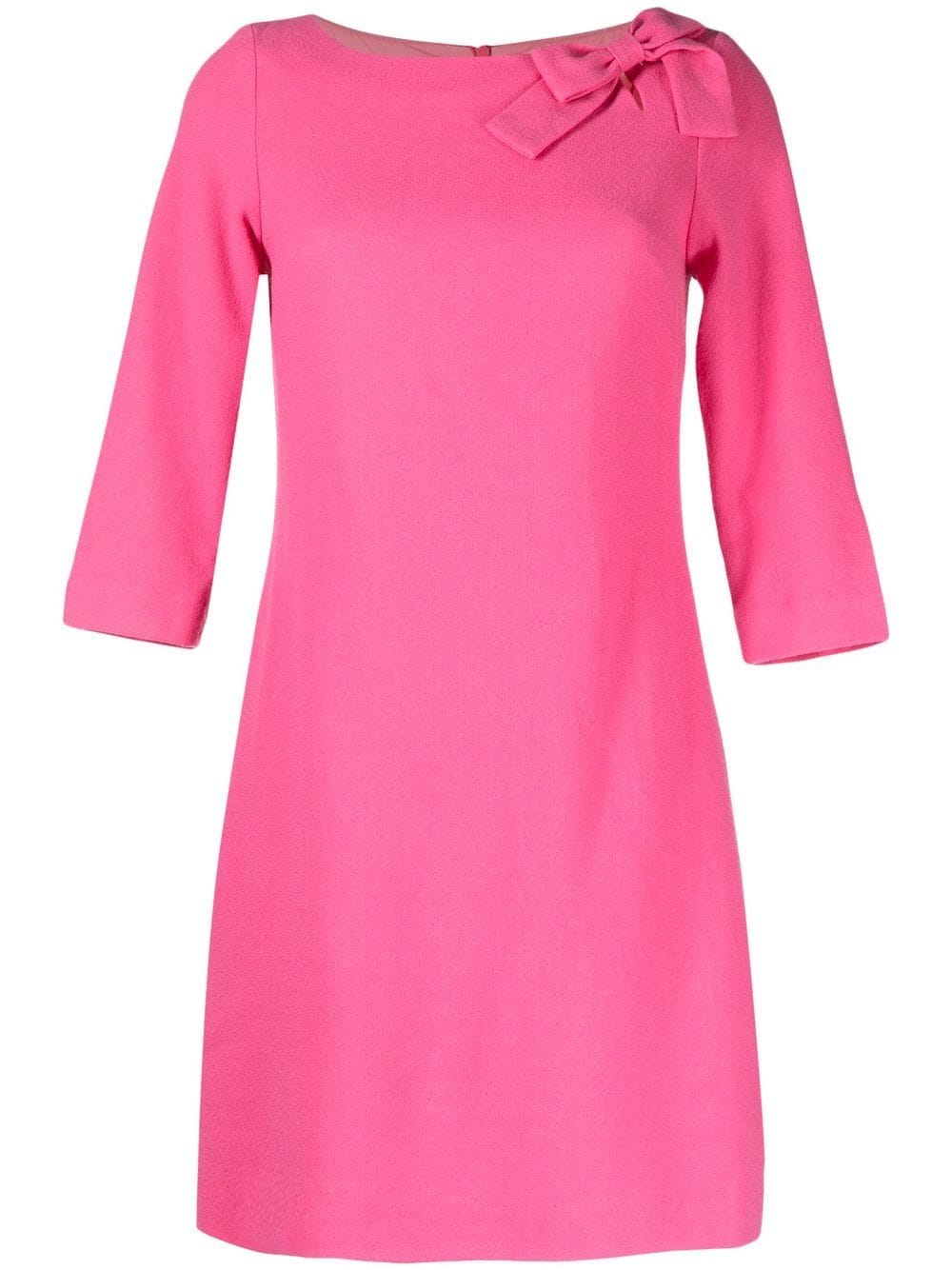 

JANE Emma bow-detail midi dress - Pink