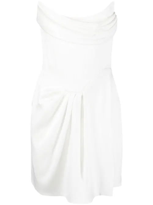 Robe-bustier à design drapé - Alex Perry - Modalova