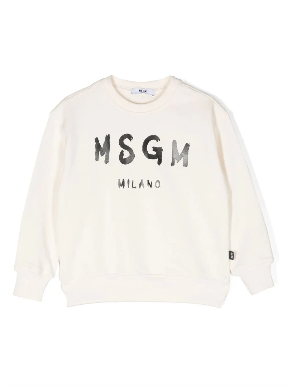 

MSGM Kids logo-print long-sleeved sweatshirt - Neutrals