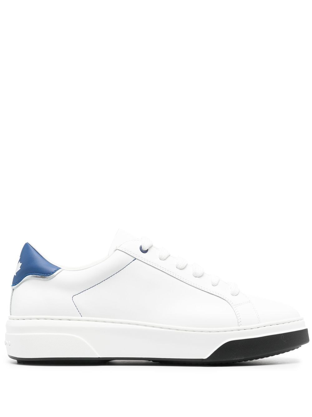 Dsquared2 Low-top Leather Sneakers In White