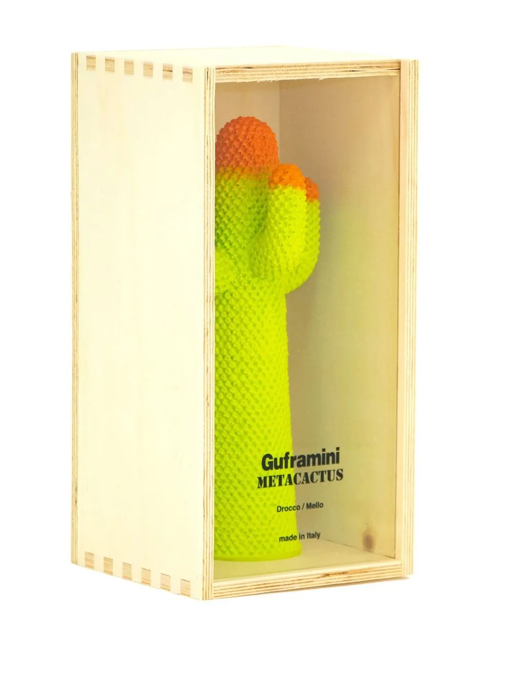 Gufram Metacactus Ornament In Yellow