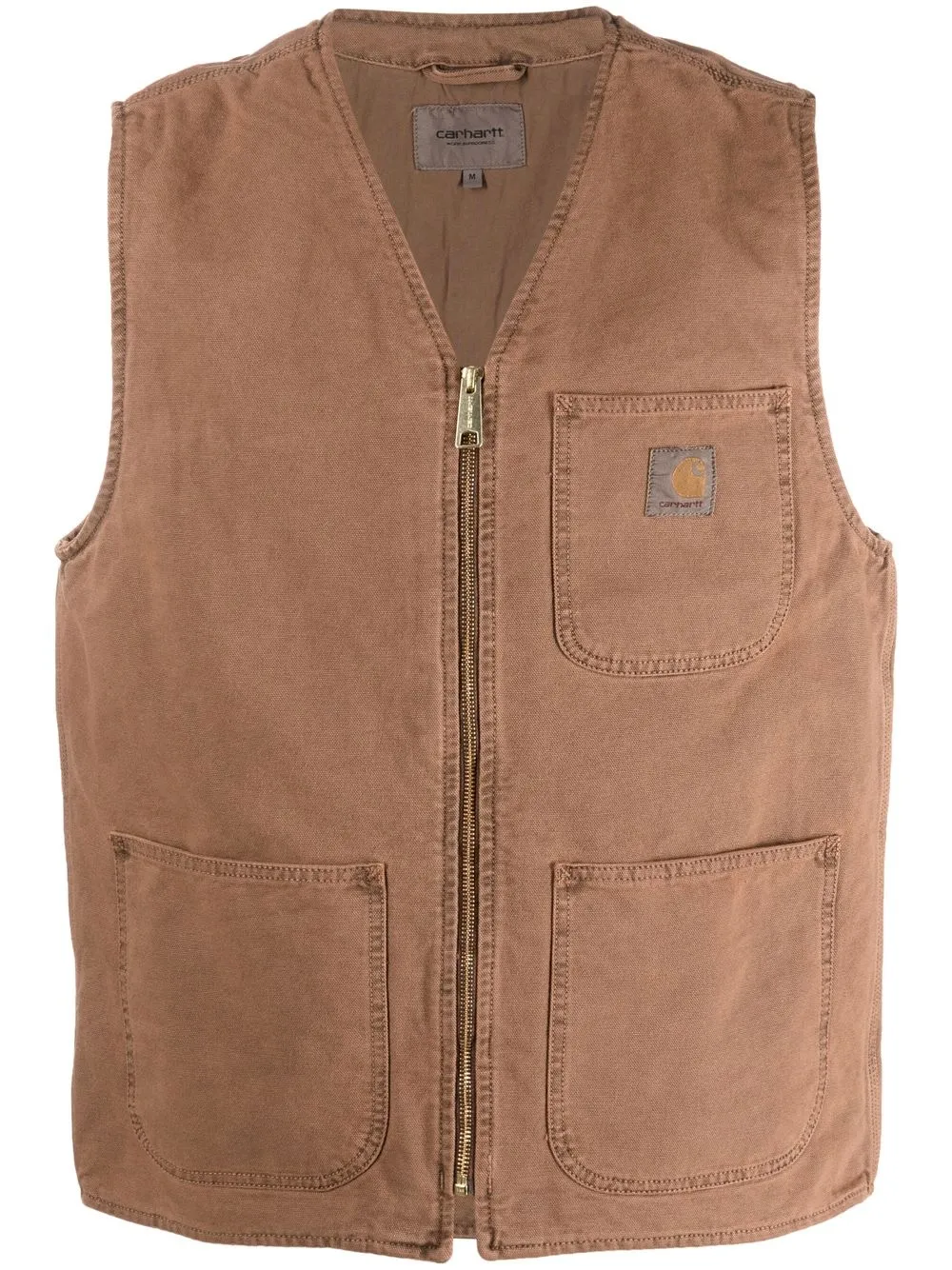 

Carhartt WIP Arbor logo-patch vest - Brown