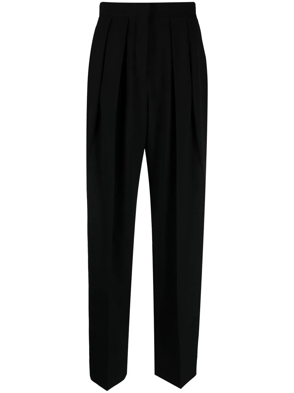 

Stella McCartney high-waisted straight-leg trousers - Black