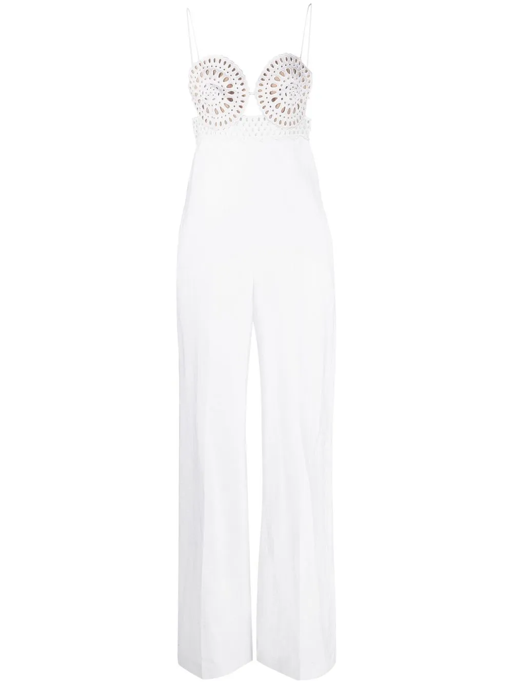 

Stella McCartney jumpsuit con bustier - Blanco