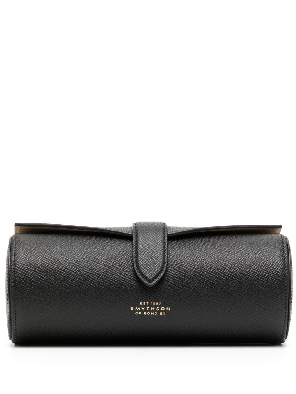 

Smythson Panama watch roll - Black