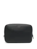 Smythson logo-print tech organiser pouch - Black