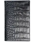 Smythson embossed leather notebook - Black