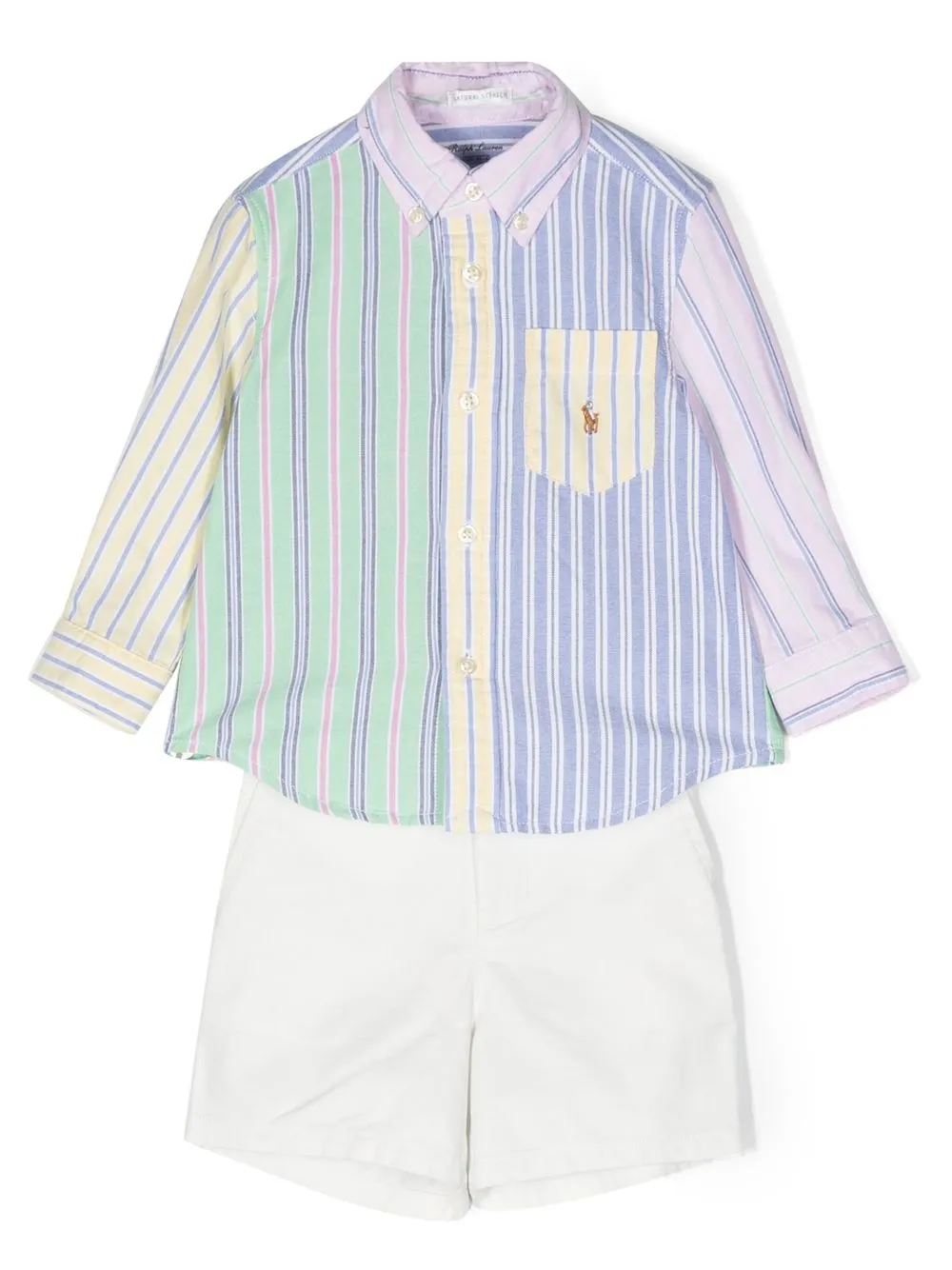 

Ralph Lauren Kids Polo Pony cotton set - White