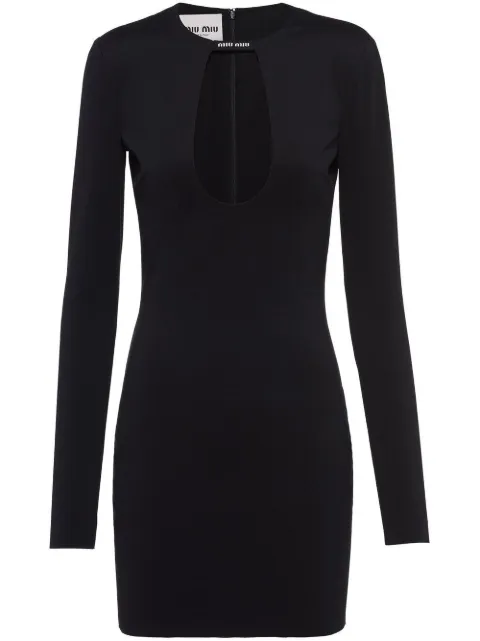 Miu Miu cut-out mini dress