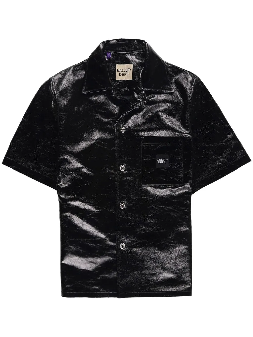 

GALLERY DEPT. leather Parker shirt - Black