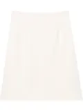 St. John textured tweed skirt - White