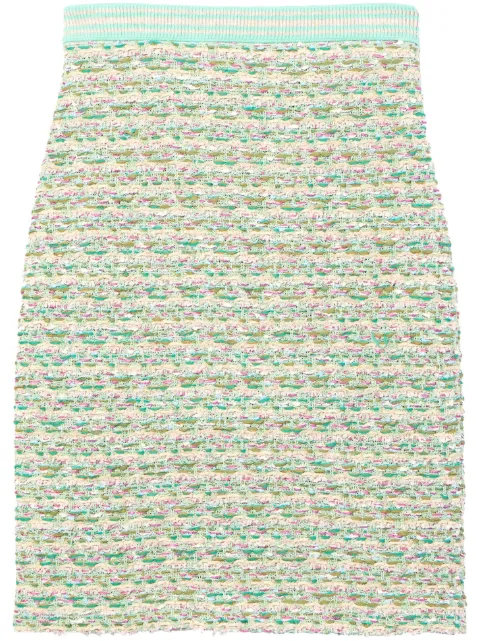 St. John bouclé mini skirt 