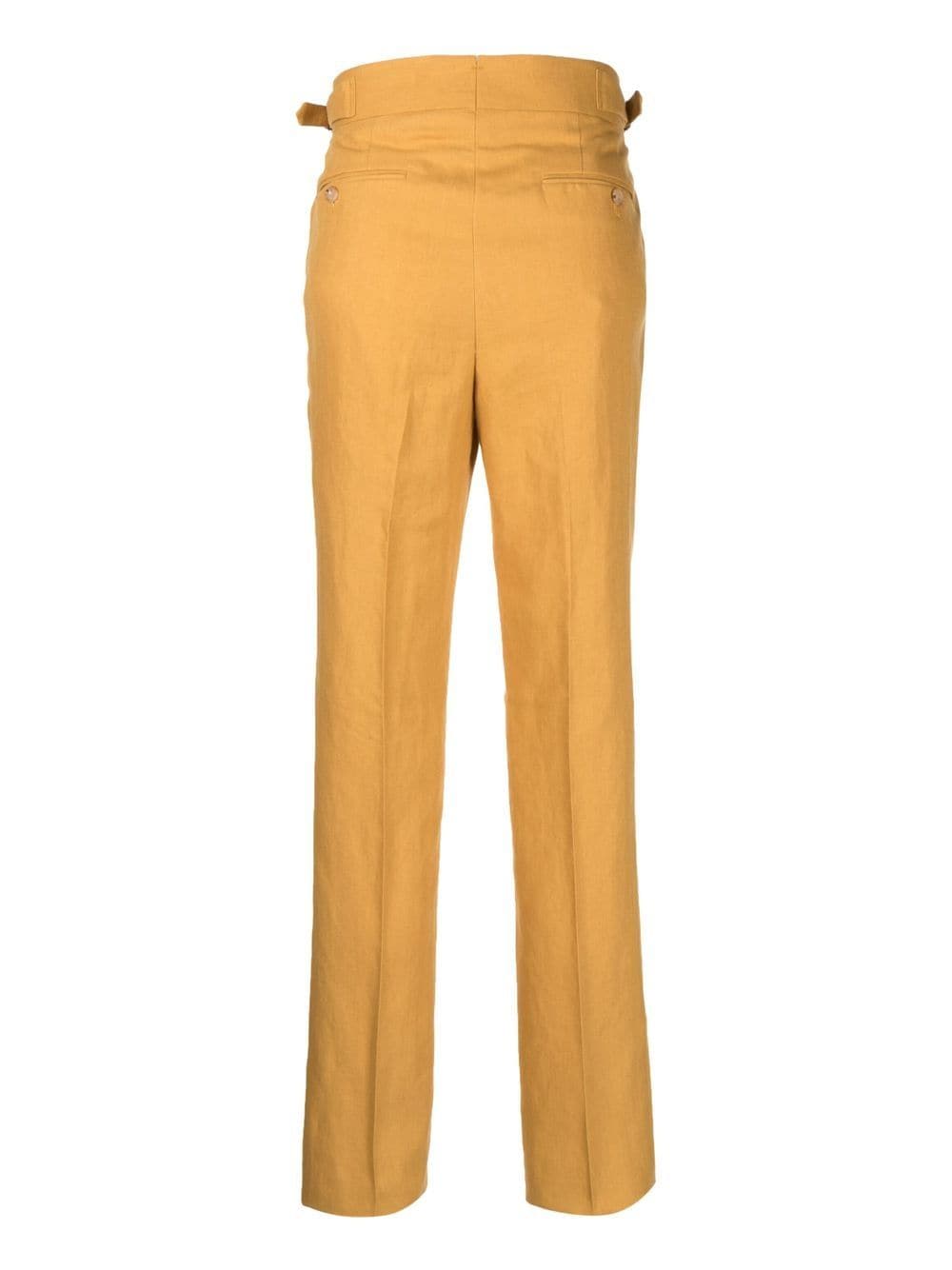 Shop Man On The Boon. Straight-leg Tailored Trousers In Yellow