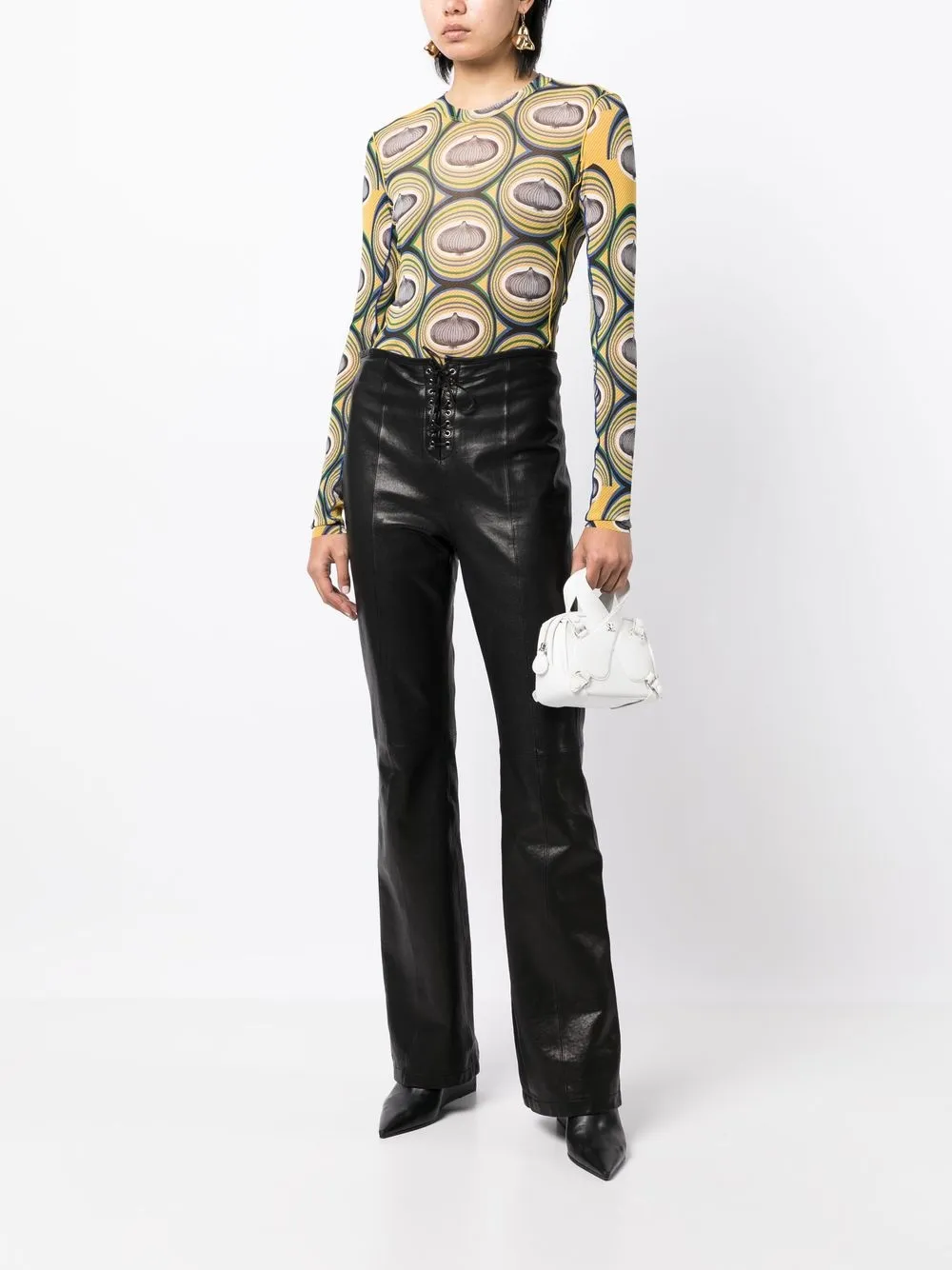 JNBY Top met print - Geel