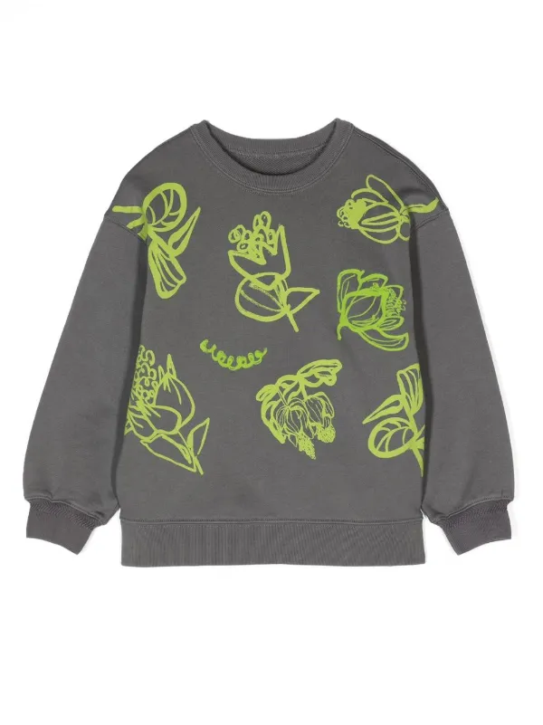 Jnby By JNBY Printed crew neck Hoodie Farfetch