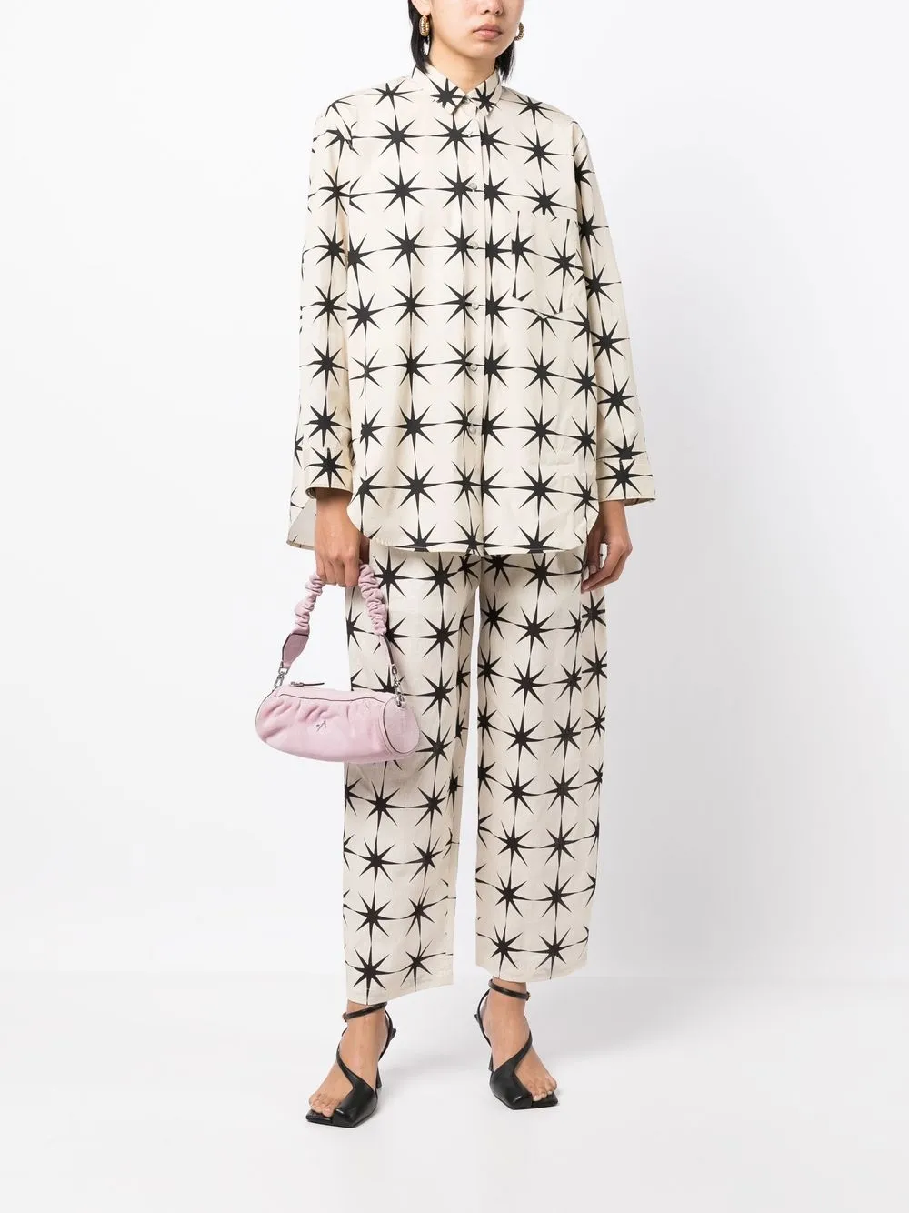JNBY Blouse met print - Bruin