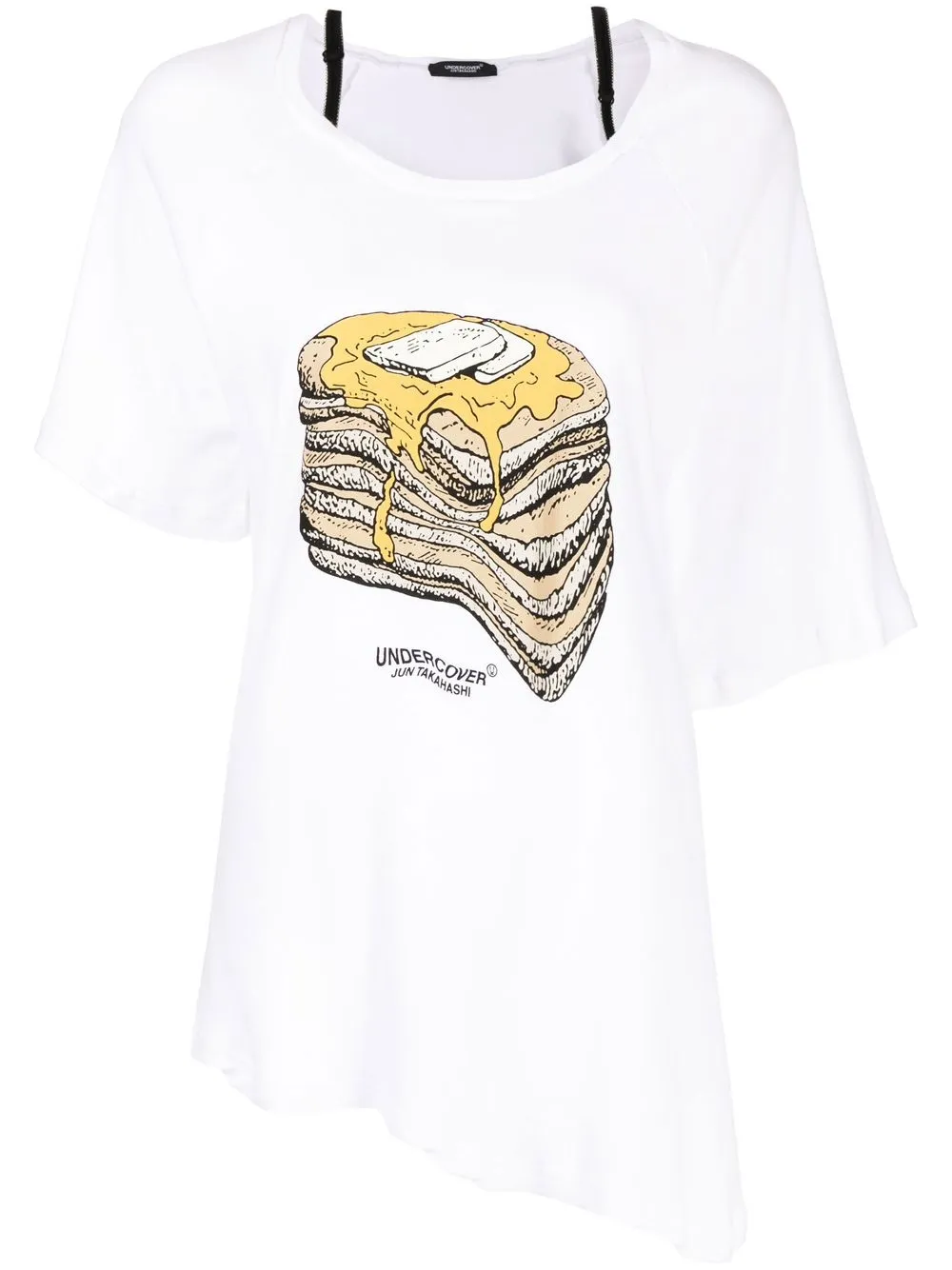 

Undercover logo-print raglan T-shirt - White