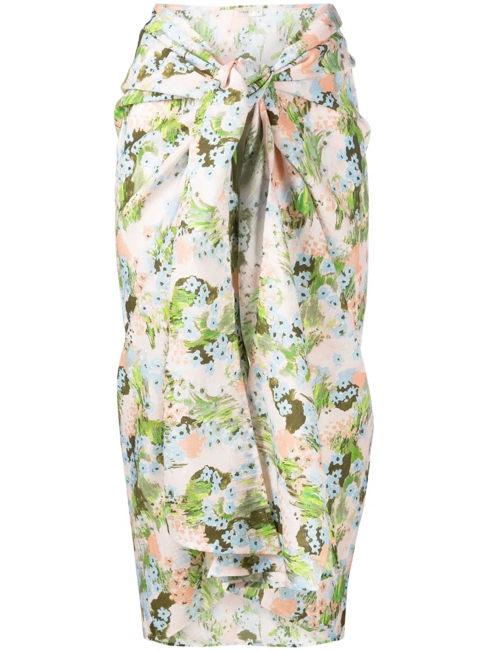 

Stine Goya knot-detail skirt - Neutrals