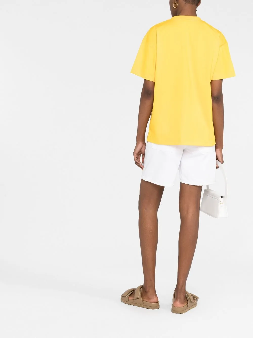 Jacquemus T-shirt With Logo In Gelb