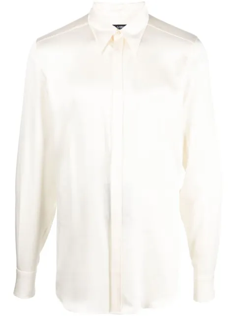 Dolce & Gabbana long-sleeved silk shirt