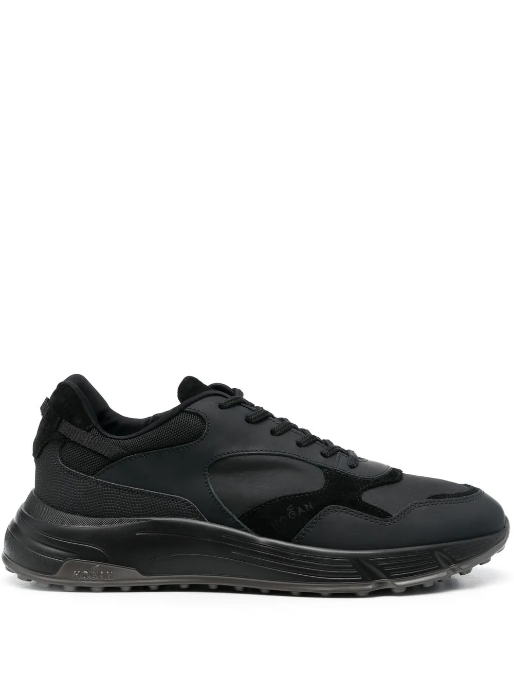 

Hogan Hyperlight leather running sneakers - Black