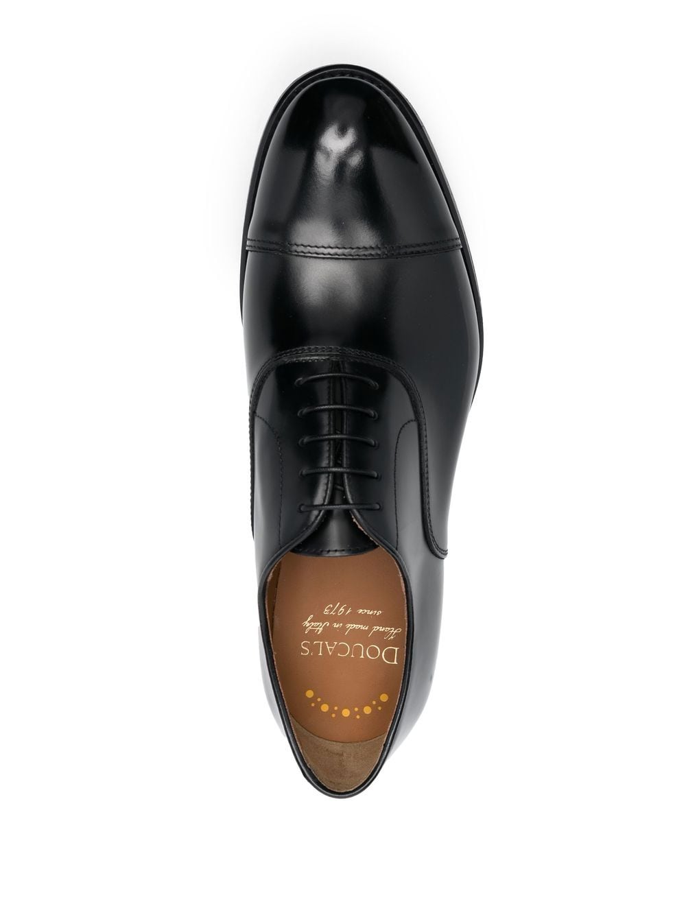 Shop Doucal's Cuban Heel Formal Derby Shoes In Black