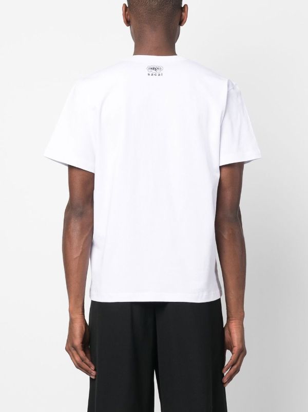 Sacai x Eric Haze slogan-print crew-neck T-shirt - Farfetch