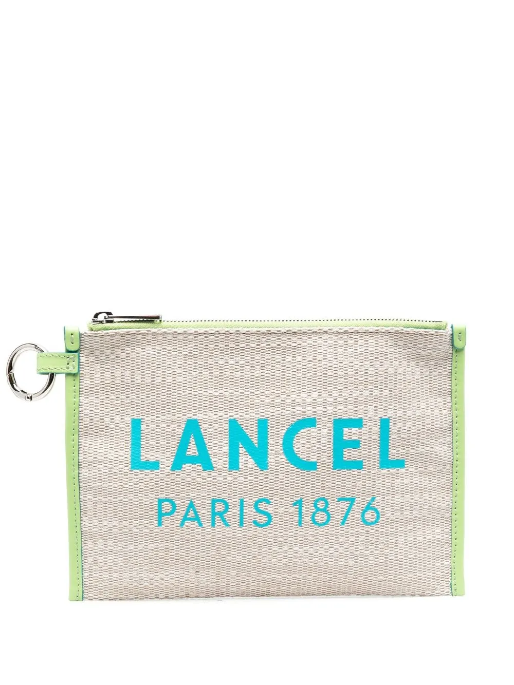 

Lancel logo-print zip-fastening pouch - Neutrals